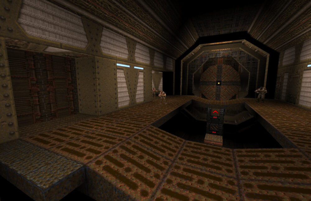 Screenshot from Quake.