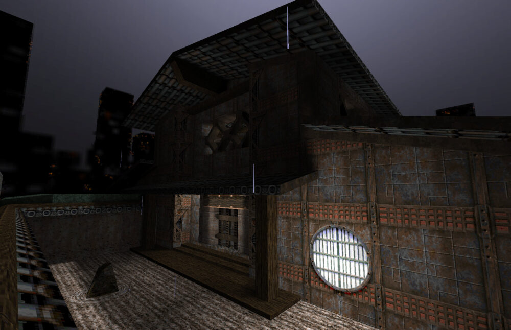 Screenshot from Malice using Daikatana textures.